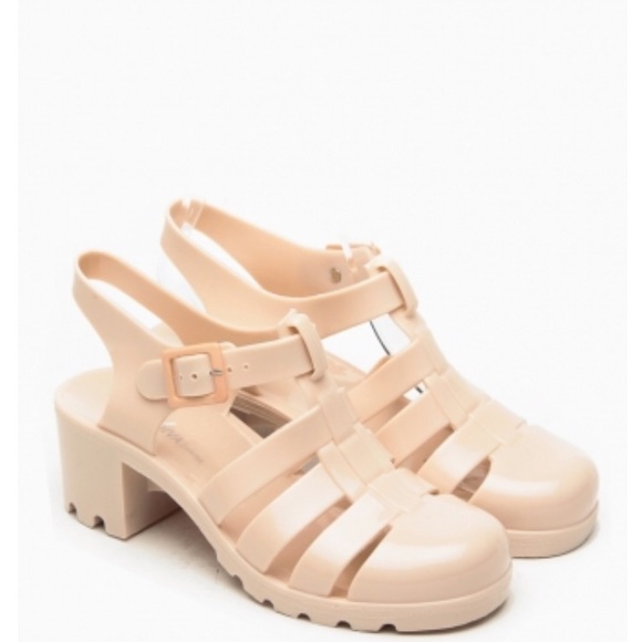 NEW Pink/Nude Jelly Shoes - Picture 3 of 6